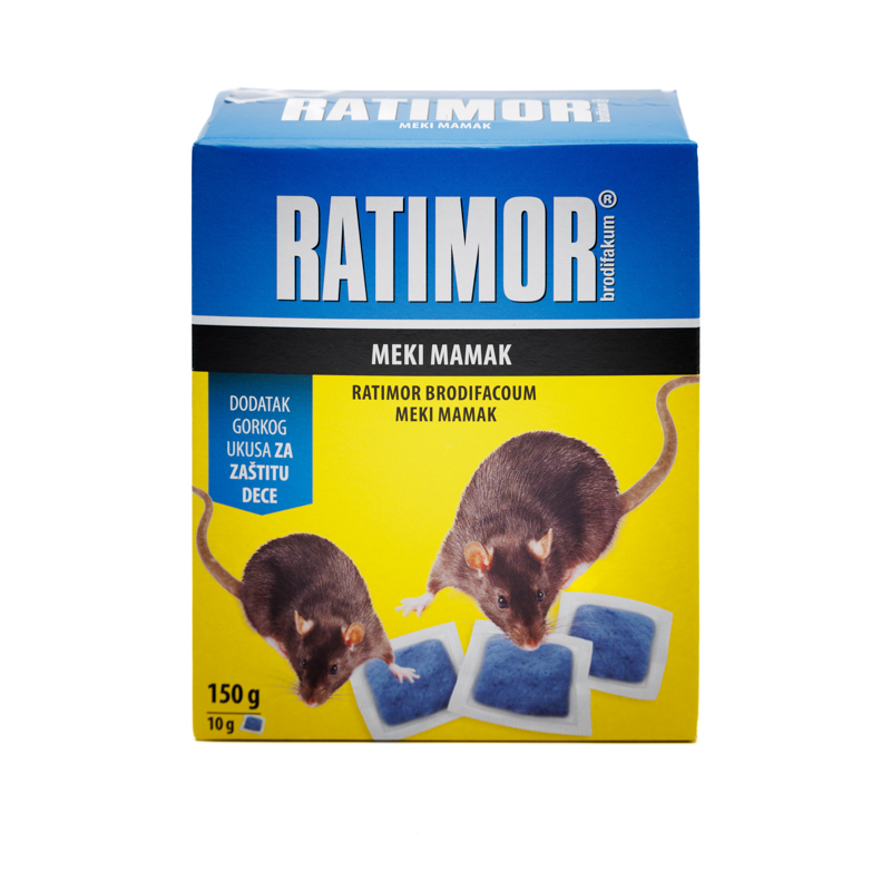 Ratimor Plavi Brodifakum meki mamak 150 gr.