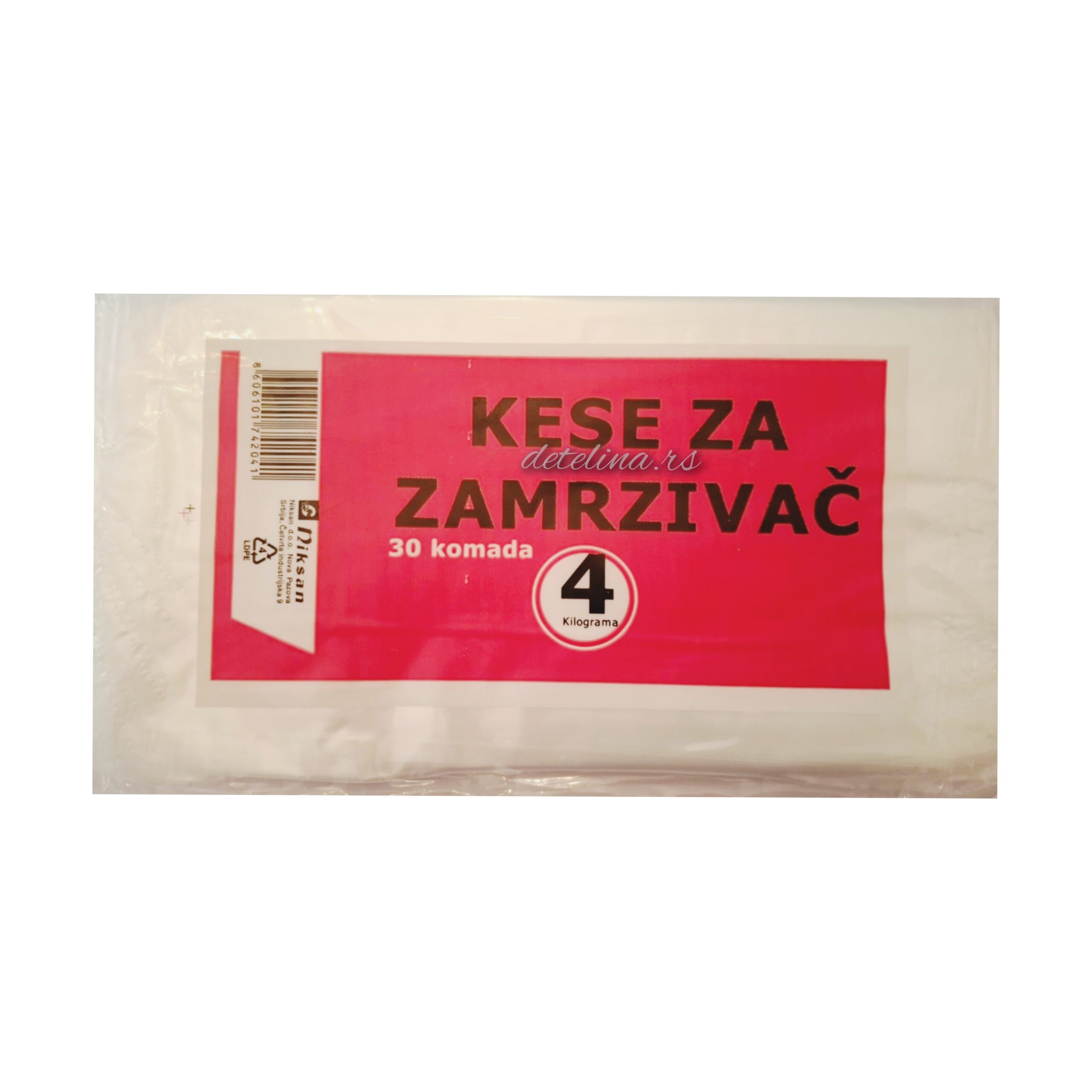 KESE/ VREĆE ZA ZAMRZIVAČ 4 kg.