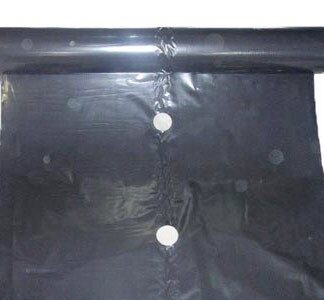 FOLIJA MALČ ZA JAGODE 1m. 40MIC CRNA JEDNOREDNA 20cm.