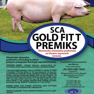 SCA GOLD FIT T PREMIX vitaminsko-mineralna predsmeša za suprasne krmače