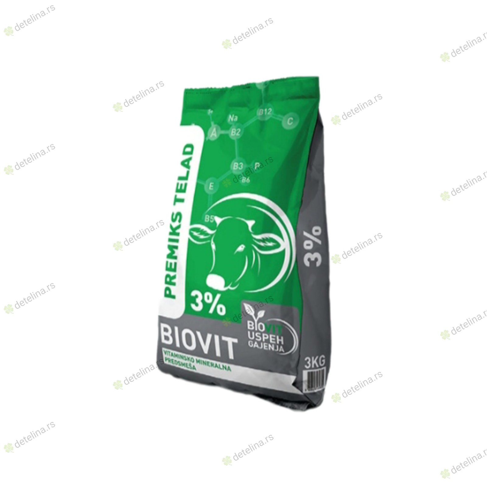BIOVIT VSO PT 3% PREMIKS ZA TELAD 3kg - Detelina