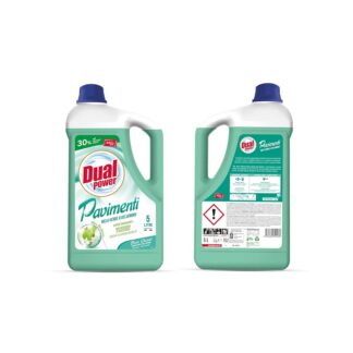 DUAL POWER sredstvo za podove JABUKA/ JASMIN 5L