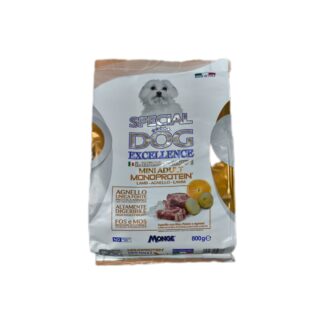 DOG EXCELLENCE MINI ADULT MONOPROTEIN kompletna hrana za male odrasle pse JAGNJETINA 800gr
