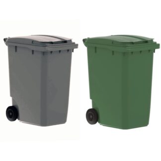 Kanta za smeće 360l Urban tamno siva/ zelena