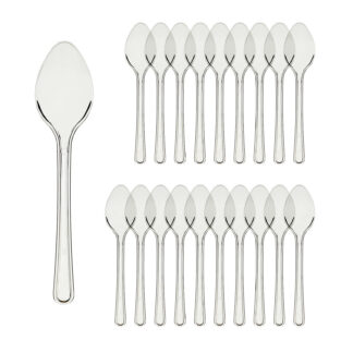 Kašike plastične Mystic višekratna upotreba transparent 20 kom.