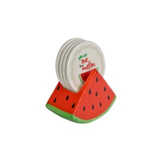 PODMETAČ ZA ČAŠE LUBENICA KERAMIKA 15cm 4/1