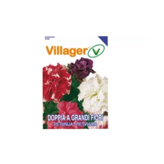 SEME Villager doppia a grandi flori PETUNIA