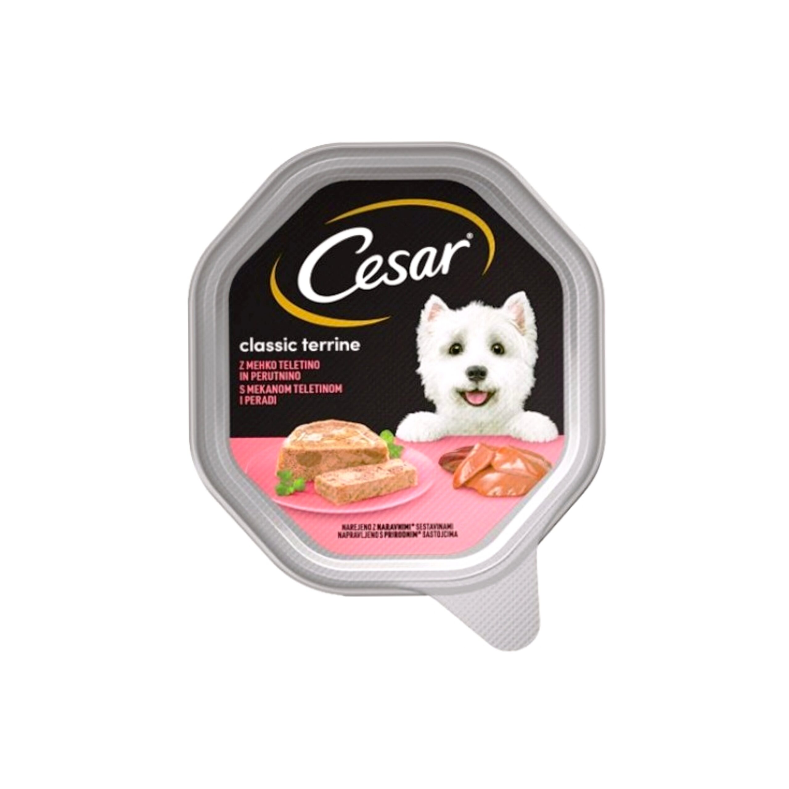 Cesar posuda Teletina i Živina 150g
