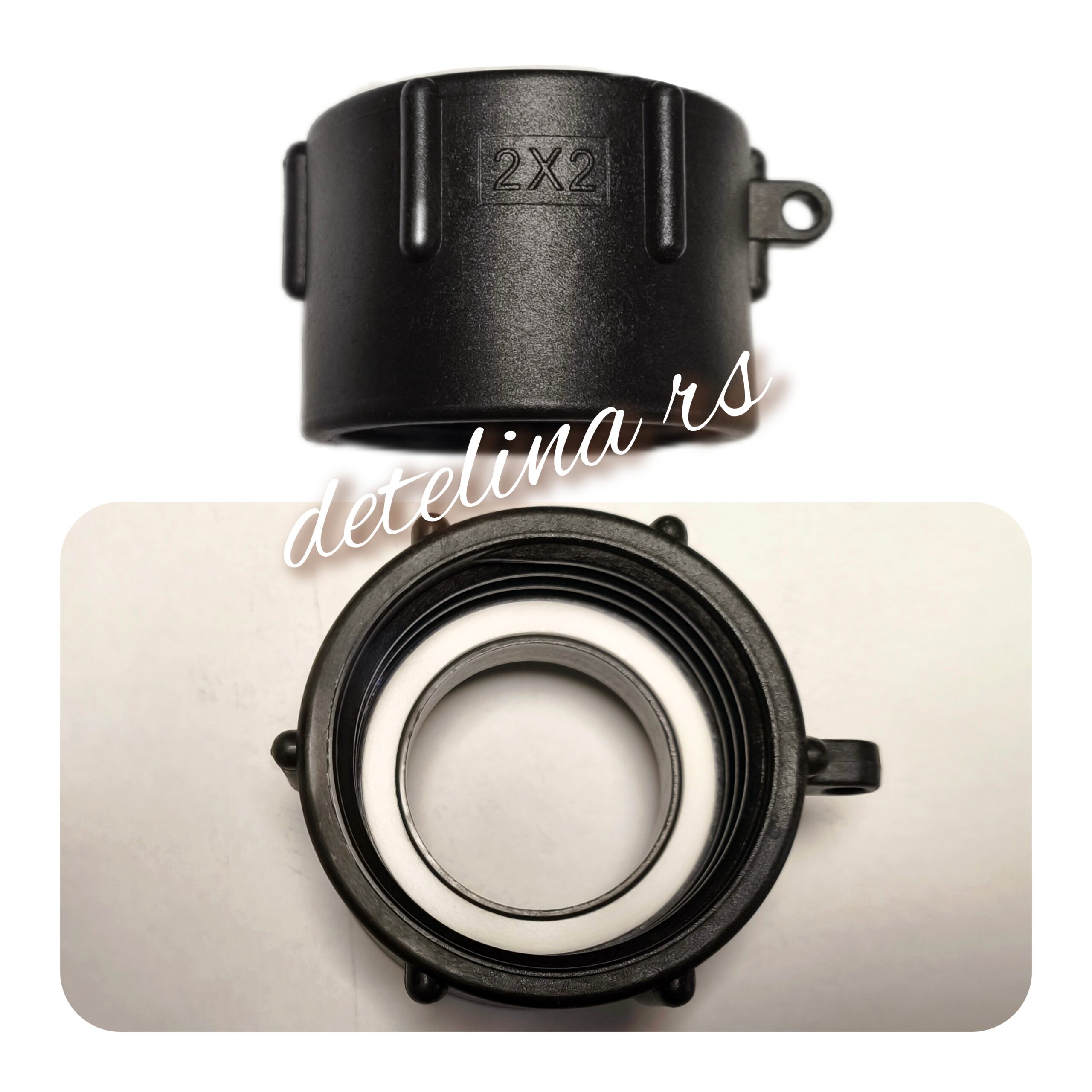 REDUCIR IBC 2″ veliki CRNI 100×8