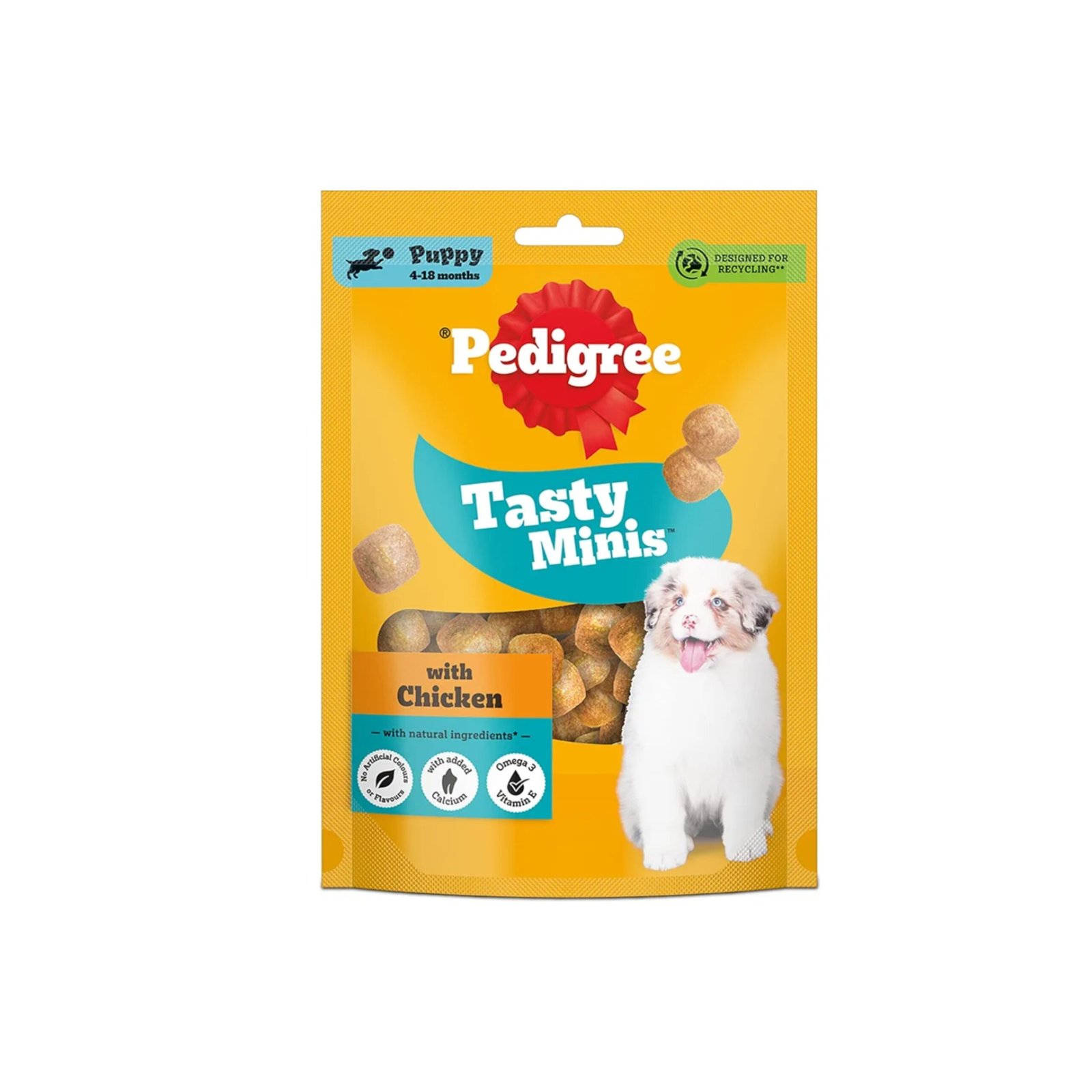 Pedigree Tasty Minis Junior poslastica za pse sa ukusom piletine 130g.