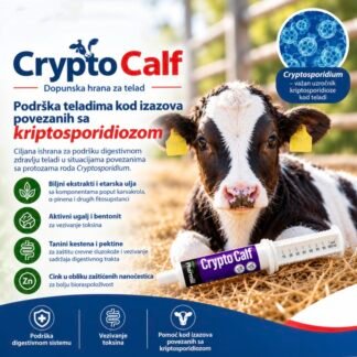 Crypto Calf dopunska hrana za telad  podrška digestvnom traktu povezanim sa protozama kriptosporidiozom 100ml.